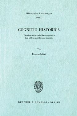 Cognitio Historica. von Seifert,  Arno
