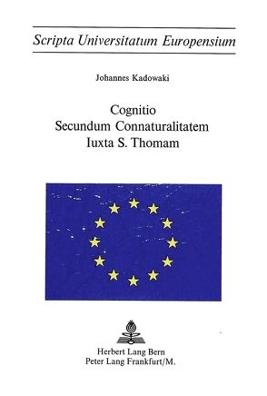 Cognitio secundum connaturalitatem iuxta S. Thoman von Kadowaki,  Johannes
