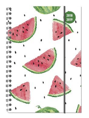 Collegetimer A5 Woche Melon Ringbuch 2018/2019 von ALPHA EDITION