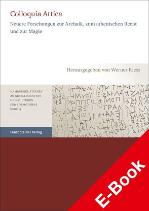 Colloquia Attica von Rieß,  Werner