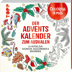 Colorful Christmas – Der Adventskalender zum Ausmalen von Schwab,  Ursula