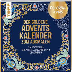 Colorful Christmas – Der goldene Adventskalender zum Ausmalen von Schwab,  Ursula