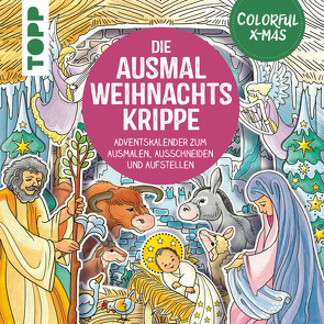Colorful Christmas – Die Ausmal-Weihnachtskrippe (Adventskalender) von Schwab,  Ursula
