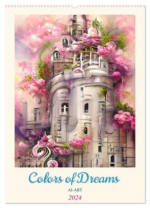 Colors of Dreams – AI-ART (Wandkalender 2024 DIN A2 hoch), CALVENDO Monatskalender von Illgen,  Cathrin