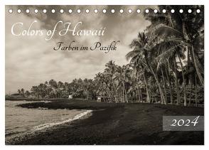 Colors of Hawaii – Farben im Pazifik (Tischkalender 2024 DIN A5 quer), CALVENDO Monatskalender von Krauss - www.lavaflow.de,  Florian