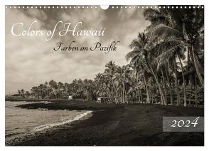 Colors of Hawaii – Farben im Pazifik (Wandkalender 2024 DIN A3 quer), CALVENDO Monatskalender von Krauss - www.lavaflow.de,  Florian