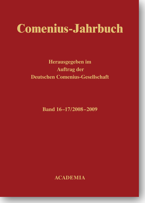 Comenius-Jahrbuch von Bahlcke,  Joachim, Deutschen Comenius-Gesellschaft, Fritsch,  Andreas, Voigt,  Uwe