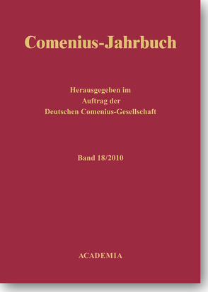 Comenius-Jahrbuch von Bahlcke,  Joachim, Deutschen Comenius-Gesellschaft, Fritsch,  Andreas, Voigt,  Uwe
