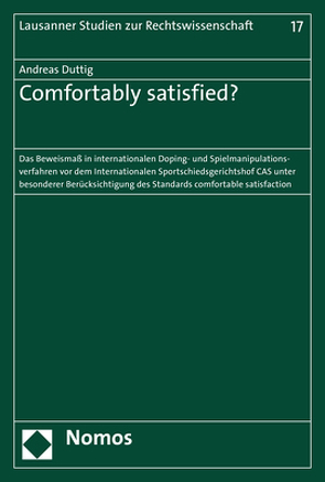 Comfortably satisfied? von Duttig,  Andreas