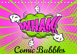 Comic Bubbles (Tischkalender 2023 DIN A5 quer) von pixs:sell
