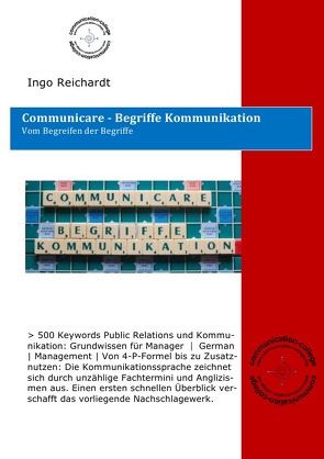 Communicare – Begriffe Kommunikation von Dr. Reichardt,  Ingo