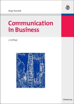 Communication in Business von Pawelzik,  Birgit