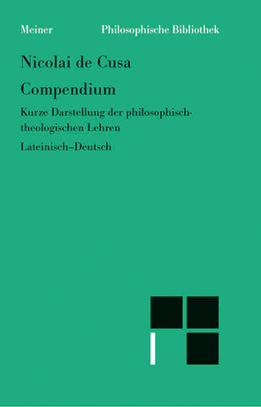 Compendium. Kompendium von Bormann,  Karl, Decker,  Bruno, Hoffmann,  Ernst, Nikolaus von Kues, Wilpert,  Paul