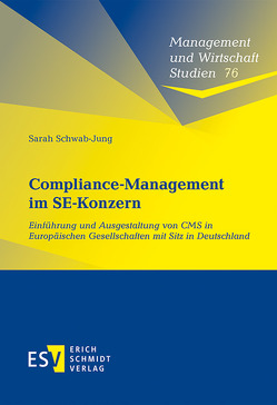 Compliance-Management im SE-Konzern von Schwab-Jung,  Sarah