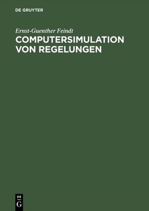 Computersimulation von Regelungen von Feindt,  Ernst-Guenther