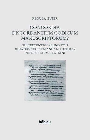 Concordia discordantium codicum manuscriptorum? von Gujer,  Regula