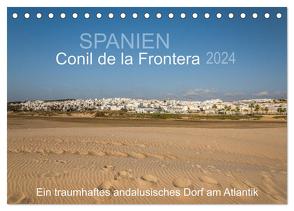 Conil de la Frontera – Ein traumhaftes andalusisches Dorf am Atlantik (Tischkalender 2024 DIN A5 quer), CALVENDO Monatskalender von Müller,  Doris