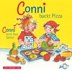 Conni backt Pizza / Conni lernt Rad fahren (Meine Freundin Conni – ab 3) von Diverse, Schneider,  Liane