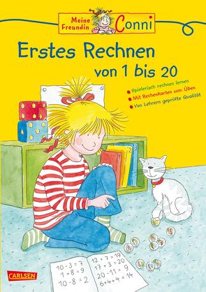 Conni Gelbe Reihe (Beschäftigungsbuch): Conni Erstes Rechnen (Neues Cover) von Sörensen,  Hanna, Velte,  Ulrich
