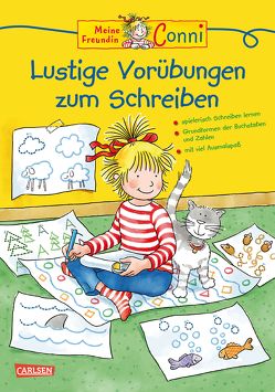 Conni Gelbe Reihe (Beschäftigungsbuch): Lustige Vorübungen zum Schreiben von Sörensen,  Hanna, Velte,  Ulrich