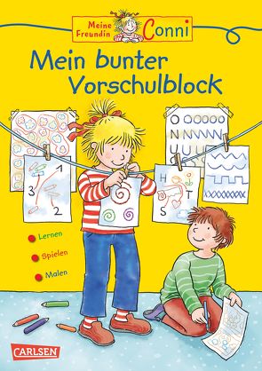 Conni Gelbe Reihe (Beschäftigungsbuch): Mein bunter Vorschulblock von Sörensen,  Hanna, Velte,  Uli