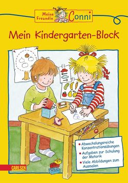 Conni Gelbe Reihe (Beschäftigungsbuch): Mein Kindergarten-Block von Sörensen,  Hanna, Velte,  Ulrich