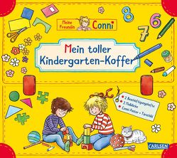 Conni Gelbe Reihe (Beschäftigungsbuch): Mein toller Kindergarten-Koffer (Buch-Set für den Kindergarten) von Görrissen,  Janina, Sörensen,  Hanna, Velte,  Uli