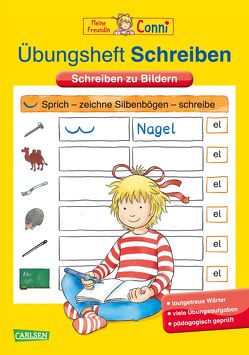 Conni Gelbe Reihe (Beschäftigungsbuch): Übungsheft Schreiben von Sörensen,  Hanna, Velte,  Ulrich