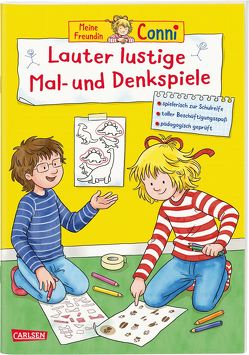 Conni Gelbe Reihe (Beschäftigungsbuch): Lauter lustige Mal- und Denkspiele von Sörensen,  Hanna, Velte,  Ulrich