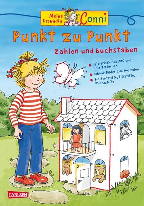 Conni Gelbe Reihe: Punkt zu Punkt mit Buchstaben und Zahlen von Sörensen,  Hanna, Velte,  Ulrich