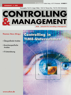 Controlling in TIME-Unternehmen von Hess,  Thomas