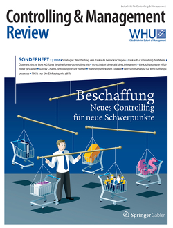 Controlling & Management Review Sonderheft 2-2016 von Schäffer,  Utz, Weber,  Juergen