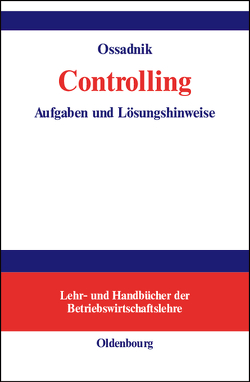 Controlling von Ossadnik,  Wolfgang