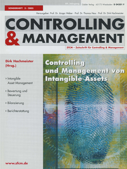 Controlling und Management von Intangible Assets von Hachmeister,  Dirk