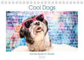 Cool Dogs – Hunde-Spaß im Studio (Tischkalender 2023 DIN A5 quer) von Teßen,  Sonja