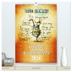 Coole Cocktails (hochwertiger Premium Wandkalender 2024 DIN A2 hoch), Kunstdruck in Hochglanz von Roder,  Peter