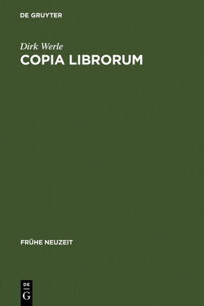 Copia librorum von Werle,  Dirk