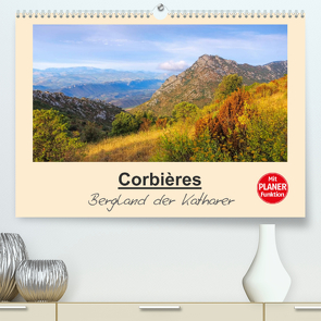Corbieres – Bergland der Katharer (Premium, hochwertiger DIN A2 Wandkalender 2023, Kunstdruck in Hochglanz) von LianeM