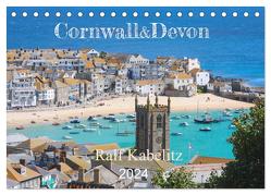 Cornwall & Devon 2024 (Tischkalender 2024 DIN A5 quer), CALVENDO Monatskalender von Kabelitz,  Ralf