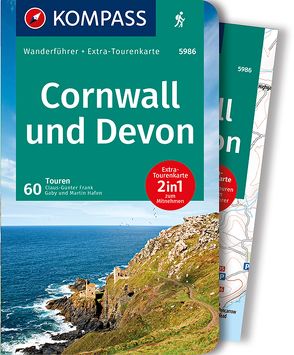 KOMPASS Wanderführer Cornwall und Devon, 60 Touren von Frank,  Dr. Claus-Günther, Hafen,  Gaby und Martin