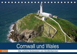 Cornwall und Wales (Tischkalender 2023 DIN A5 quer) von Pantke,  Reinhard