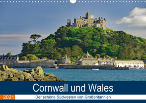 Cornwall und Wales (Wandkalender 2021 DIN A3 quer) von Pantke,  Reinhard