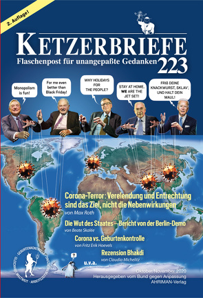 Corona-Terror: Verelendung und Entrechtung sind das Ziel, nicht die Nebenwirkungen von Hoevels,  Fritz Erik, Leitner,  Ursula, Michelitz,  Claudia, Roth,  Max, Skalée,  Beate, Zadak,  Armin