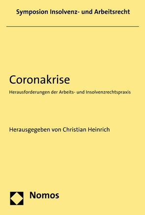 Coronakrise von Heinrich,  Christian