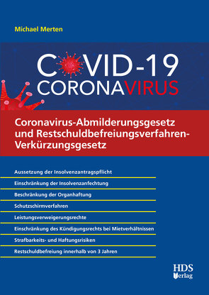 Coronavirus-Abmilderungsgesetz und Restschuldbefreiungsverfahren-Verkürzungsgesetz von Merten ,  Michael