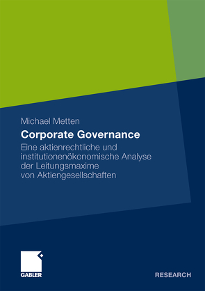 Corporate Governance von Metten,  Michael