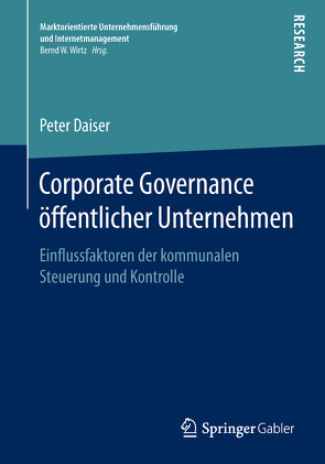 Corporate Governance öffentlicher Unternehmen von Daiser,  Peter