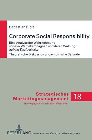 Corporate Social Responsibility von Sigle,  Sebastian