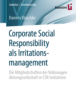 Corporate Social Responsibility als Irritationsmanagement von Blaschke,  Daniela