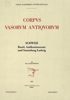 Corpus vasorum antiquorum von Slehoferova,  Vera